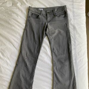 Gap Curvy Flare Leg Grey Jeans